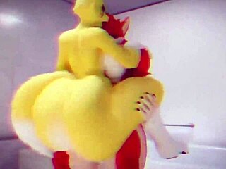 情感疯狂毛茸茸HMV，用怪物鸡巴和狂野动漫巨乳行动！