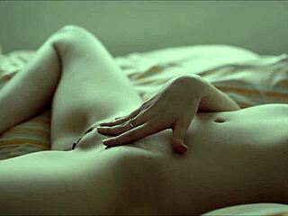 uhh, czech girl in bed masturbating, wanna join her or wat?