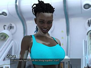 Helping Zara in Stranded in Space Hentai