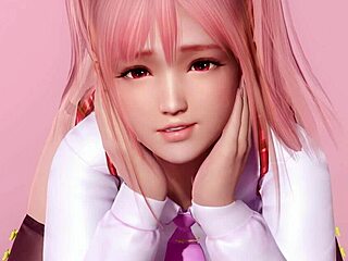 Honoka Teases in Doa5 Gravure Studio Scene