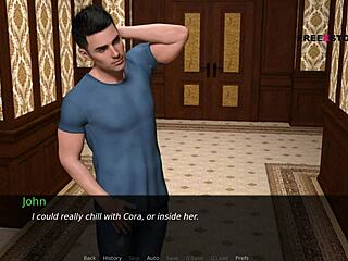 John Fucks Nurse Cora's Tight Pussy In Bed