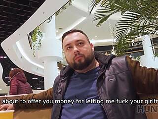 Redhead Belle Banged by Stranger in Public Toilet!