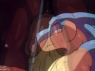 太空舱毛茸茸肛交，卡通风格