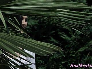 Attractive babe intensely buttfucked in doggystyle