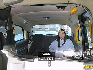 I’m obsessed with this fake taxi student’s wild car sex tape!