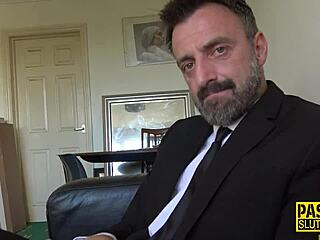 skinny little submissive throats and rides