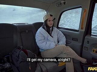 I’m obsessed with this fake taxi student’s wild car sex tape!