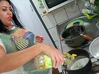 Sarah rosa shows ass and tits in lingerie