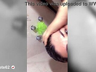 Come see my sensual shower, check out my big tits and ass