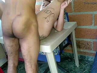 My maid begs me to suck her and shove a banana in her ass!