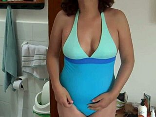 Latina Mom Flaunts Bikini Body Before Hard Beach Fuck!