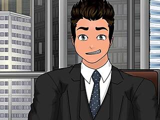 Secretary Crossdresses With Big Ass!