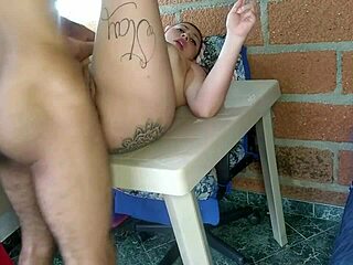 My maid begs me to suck her and shove a banana in her ass!