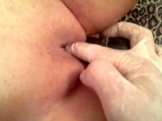 blonde slave reaches orgasm with huge cucumber insertion