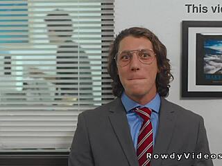 Can You Believe Gay Coworkers Suck And Anal Fuck In The Office?