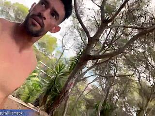 Crazy Hot Male with Monster Cock Walks Naked into Abandoned House – Must See!