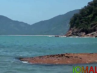 Yo, check this hardcore Latino jock getting creampied bareback on the beach!