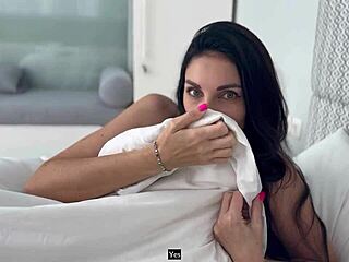 Oh, stepmother gives stepson tender blowjob!