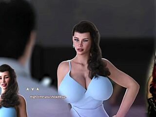 Apocalust 9 - Gamer girl flaunts see-through bra gaming