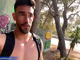 Crazy Hot Male with Monster Cock Walks Naked into Abandoned House – Must See!