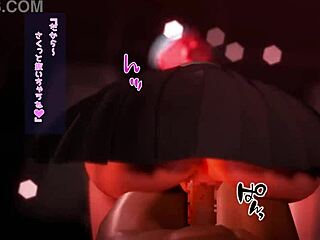 Papakatsu JK rides big cock for creampie in hentai