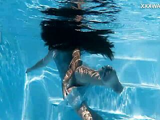 Hot Chick Lana Swims Nude For You Guys!