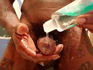 Hallelujah Johnson Worships Big Black Cock in Solo Masturbation Session