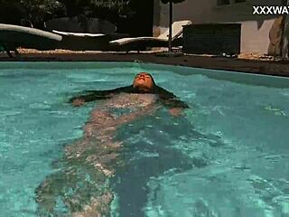 Hot Chick Lana Swims Nude For You Guys!