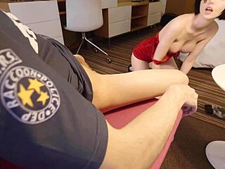 Resident Evil 2 Remake Leon bangs Ada Wong in hot teaser