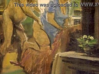 What makes vintage erotic art so captivating and bold?