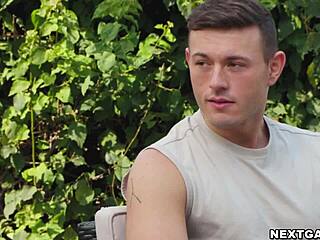 Gorgeous gay sex scene with JC Hunt and Ryer Owens in intense bareback hardcore