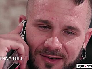 Tgirls Korra and Lena Moon Dive into Steamy 3some Play.