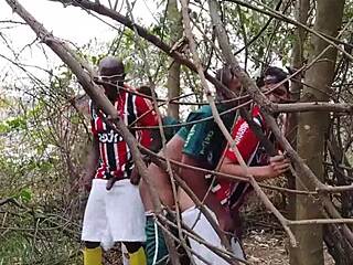 Intriguing Title Case Wild Gay Sex with Hung Studs in Forest Action