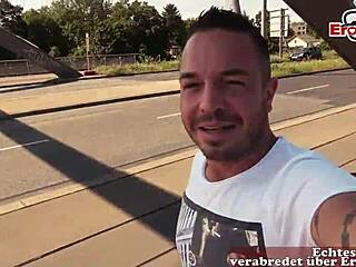 Watch this naughty wife masturbate her wet pussy and cum while relatives are home!