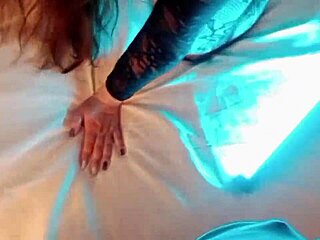 my stepmom shows big tits and sucks two cocks