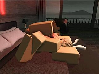 Pounding the fuck out of my bunny slut in roblox porn! 😈