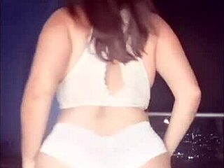 hey latina milf, dancing hot in lingerie?