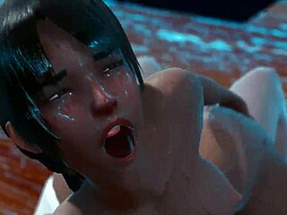 Hot pawg with big ass gets fucked hard by monster cock while working out in anime