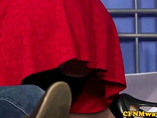 the doggystyled cfnm babe gets fucked by the lucky guy in voyeur scene