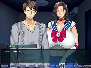 want to fuck her in that school uniform? it's so hot in this hentai game anime episode