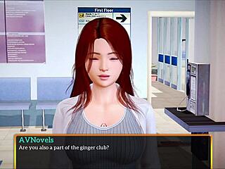 in my new family episode 307, the cartoon characters explore adventures with big and small tits in a game setting