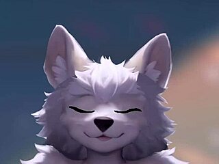 furry girl rides man in wild pov hentai scene