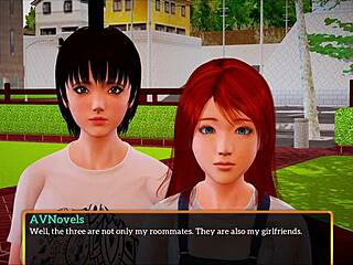 in my new family episode 307, the cartoon characters explore adventures with big and small tits in a game setting