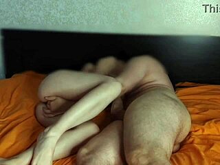 Teen rides rough in POV doggy for creampie