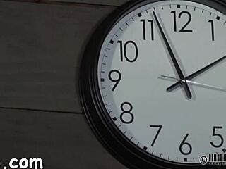 Hot Slave Excels at Sloppy Blowjob