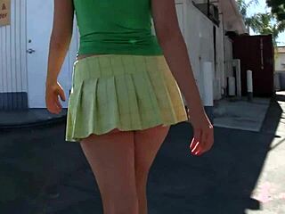 Sasha Sweet works big dicks at the gloryhole.