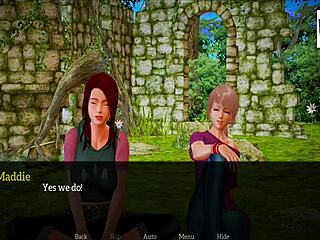 Cartoon hentai girl with big ass and small tits gets doggystyle and missionary pounding