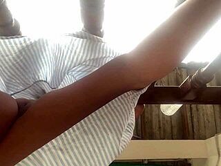 My stepmother’s big Latina package in a tight dress is too hot to handle