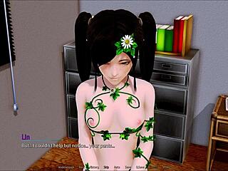 Harem hotel 14 with cartoon characters in hotel setting