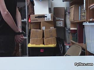 Hey, wanna see this lucky thief bang a horny milf guard?